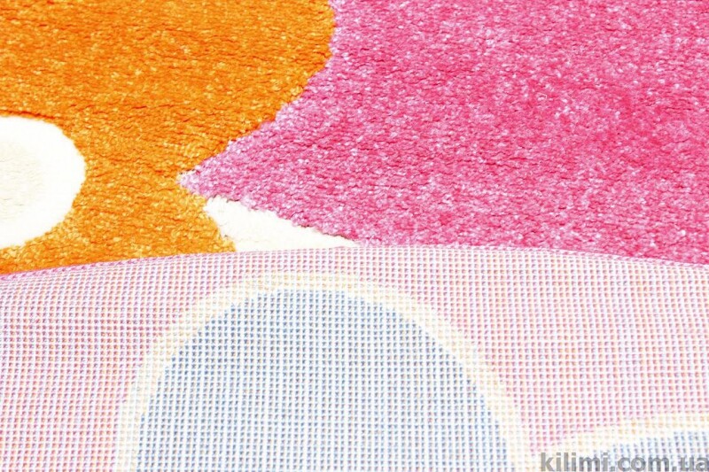 Дитячий килим Fulya 8947 pink овал
